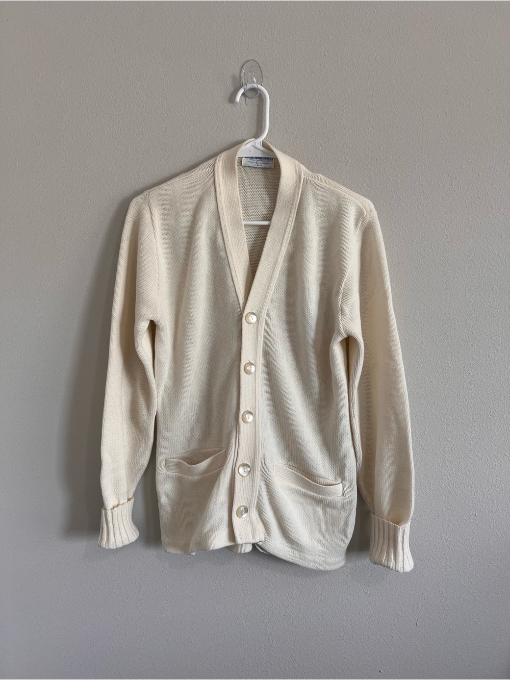 Vintage 70’s blank letterman cardigan size M